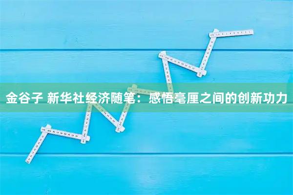 金谷子 新华社经济随笔：感悟毫厘之间的创新功力