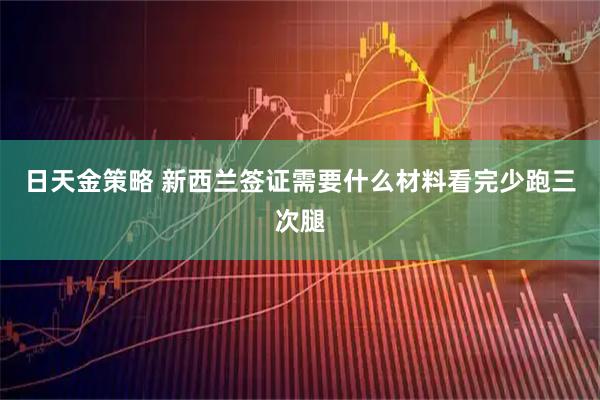 日天金策略 新西兰签证需要什么材料看完少跑三次腿