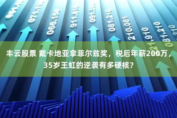 丰云股票 戴卡地亚拿菲尔兹奖,税后年薪200万,35岁王虹的逆袭有多硬核?